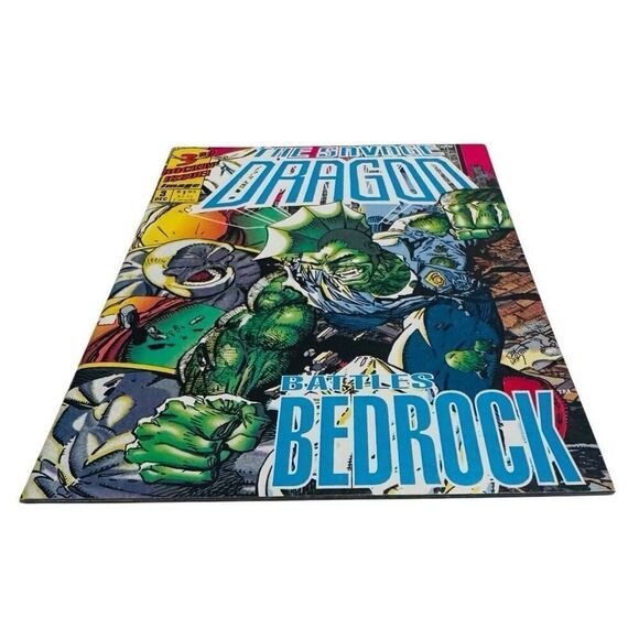 Image Comics Savage Dragon Battles Bedrock #3 NM 1st Printing  1992 - Picture 3 of 6